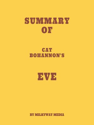 cover image of Summary of Cat Bohannon's Eve
